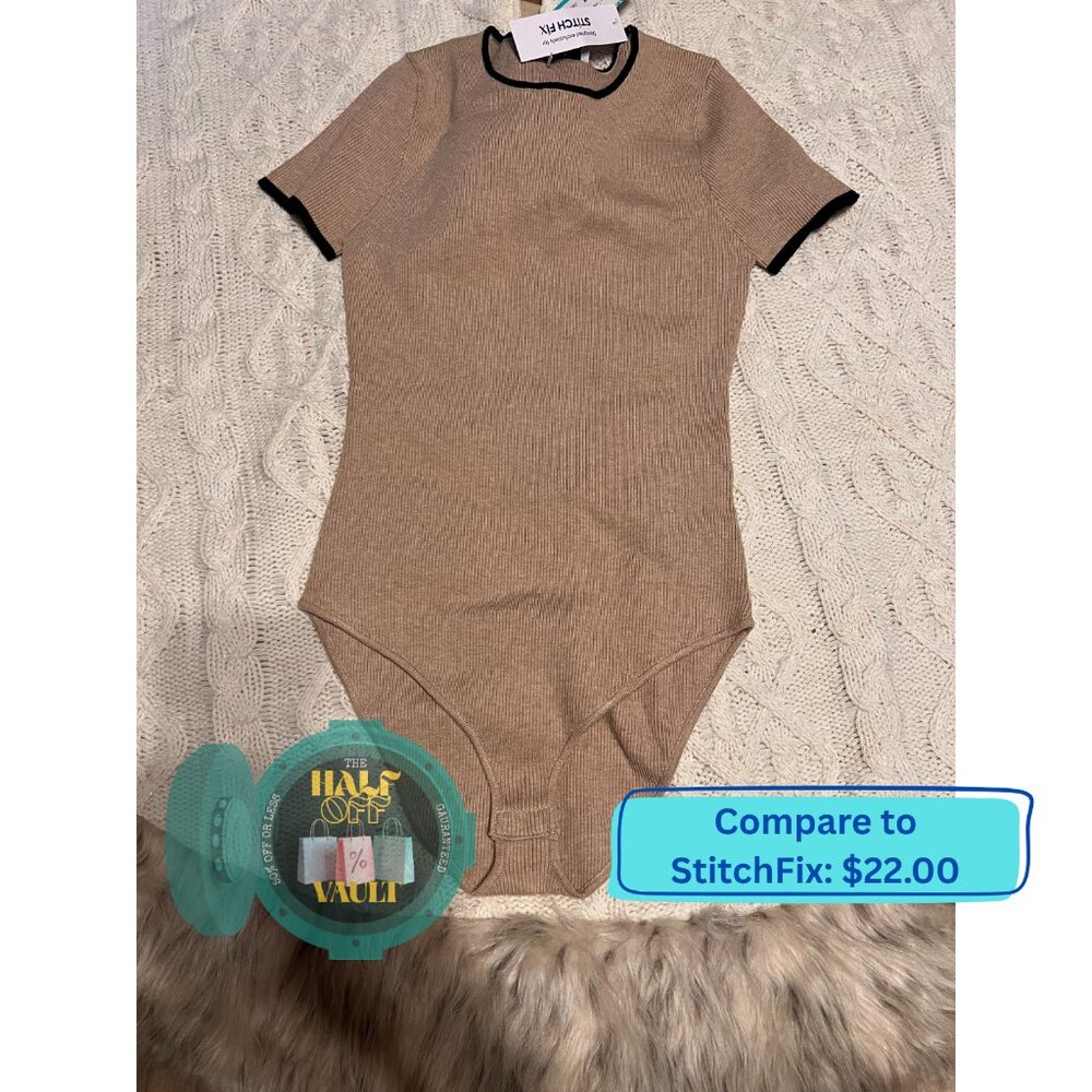 Gilli Elspeth Two Tone Knit Bodysuit - Picture 2 of 3